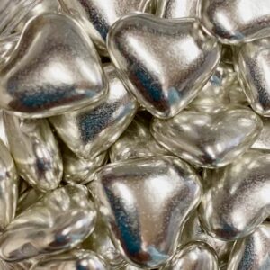 Ασημένια Κουφέτα Καρδούλα μικρή