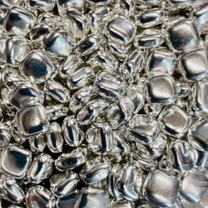 Ασημένια Κουφέτα Τετράγωνο