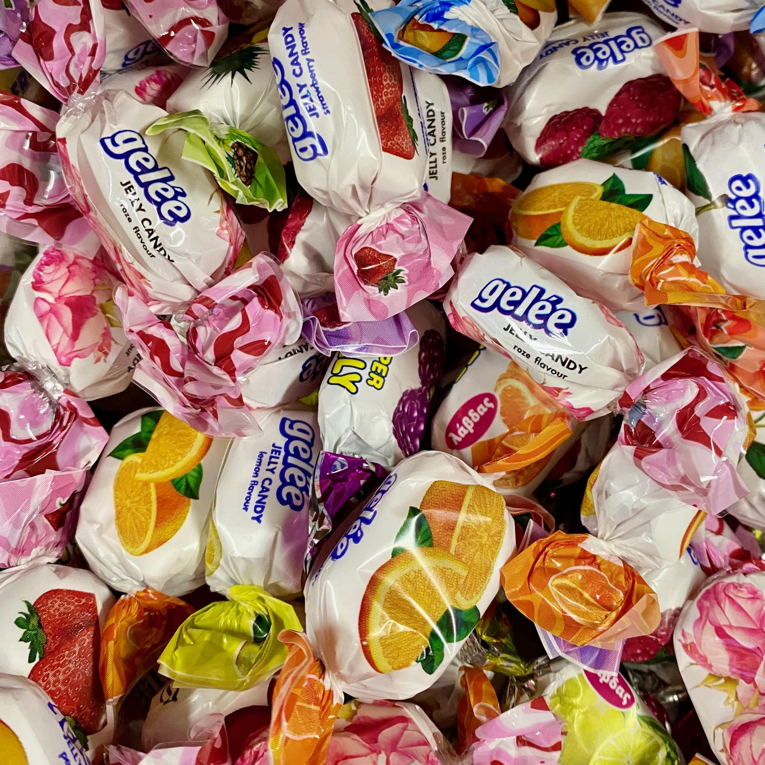 Καραμέλες Ζελε διάφορες γεύσεις