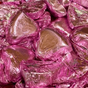 Σοκολατάκι Καρδιά Σοκολάτα Γάλακτος μεγάλο (μωβ) Gabriel