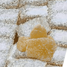 Λουκούμια με Ινδοκάρυδο με γεύση Βανήλια