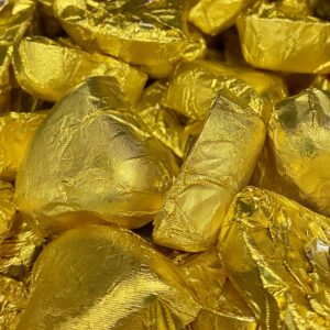 Σοκολατάκι Καρδιά Σοκολάτα Γάλακτος μεγάλο (χρυσό) Gabriel