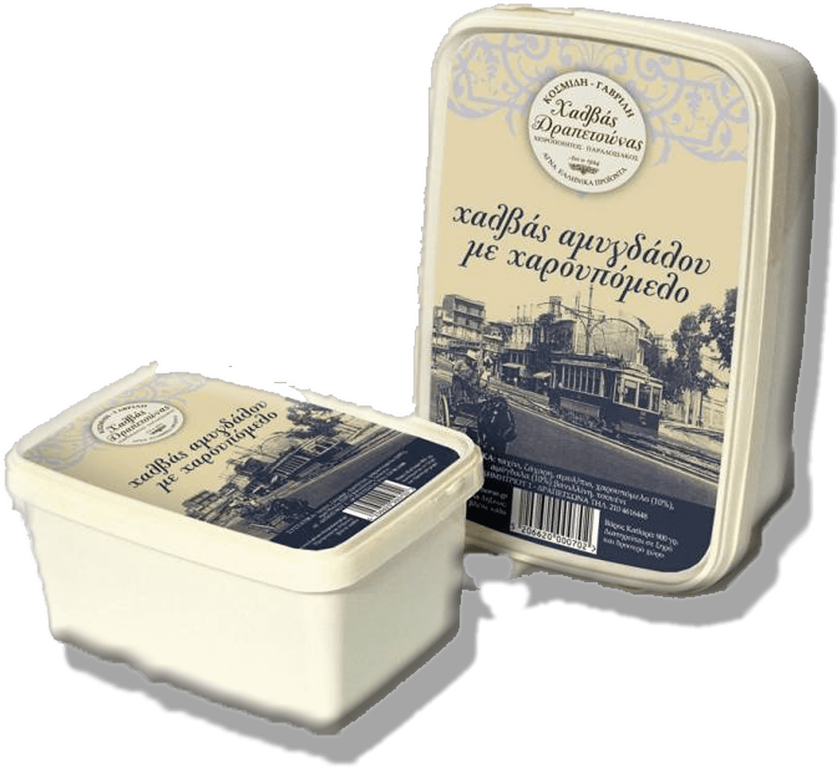 Χαλβάς Δραπεστώνας Αμυγδάλου με χαρουπόμελο - Κοσμίδη Γαβρίλη